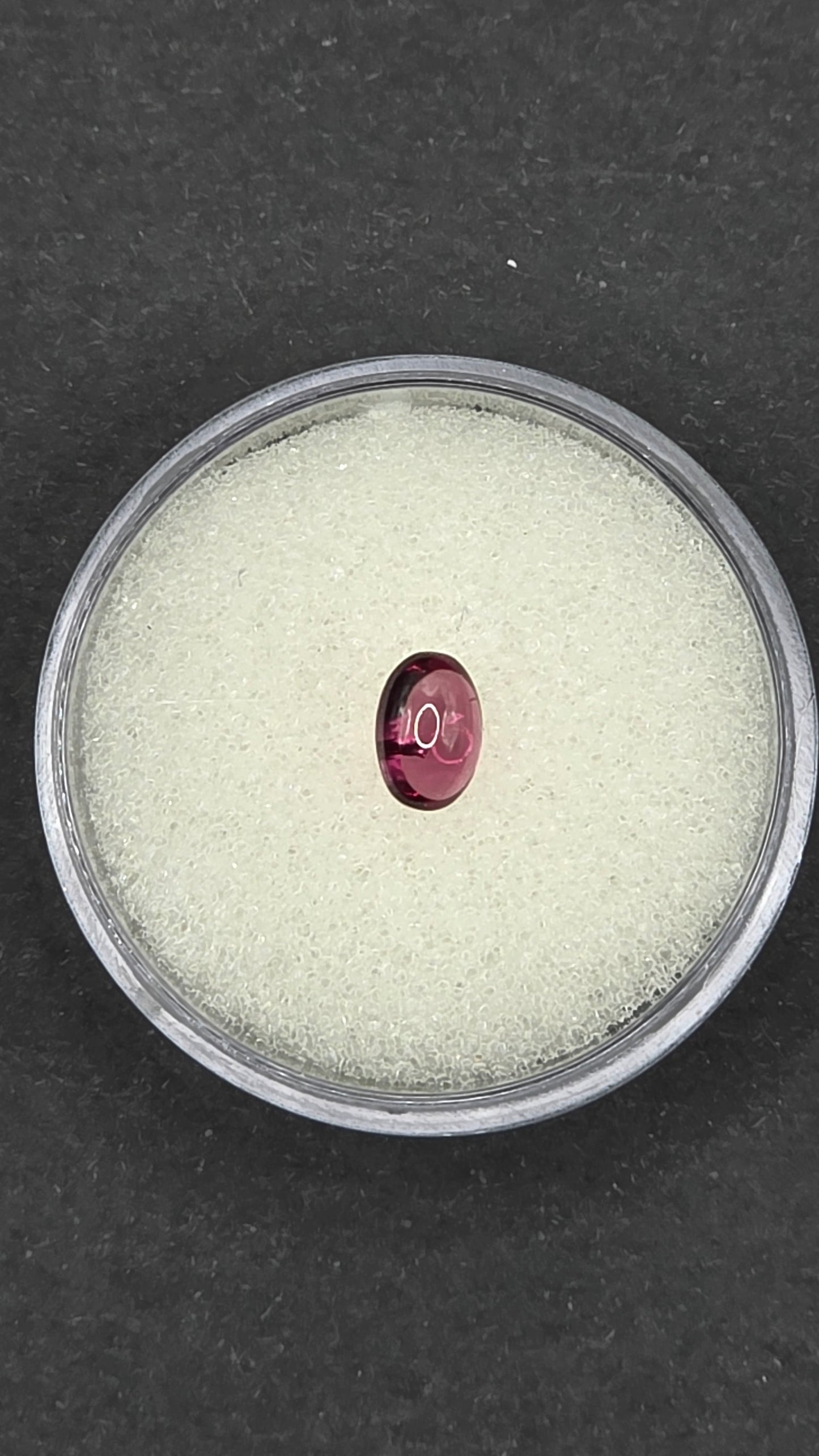 6x4mm Oval Raspberry Pink Rhodolite Garnet Cabochon