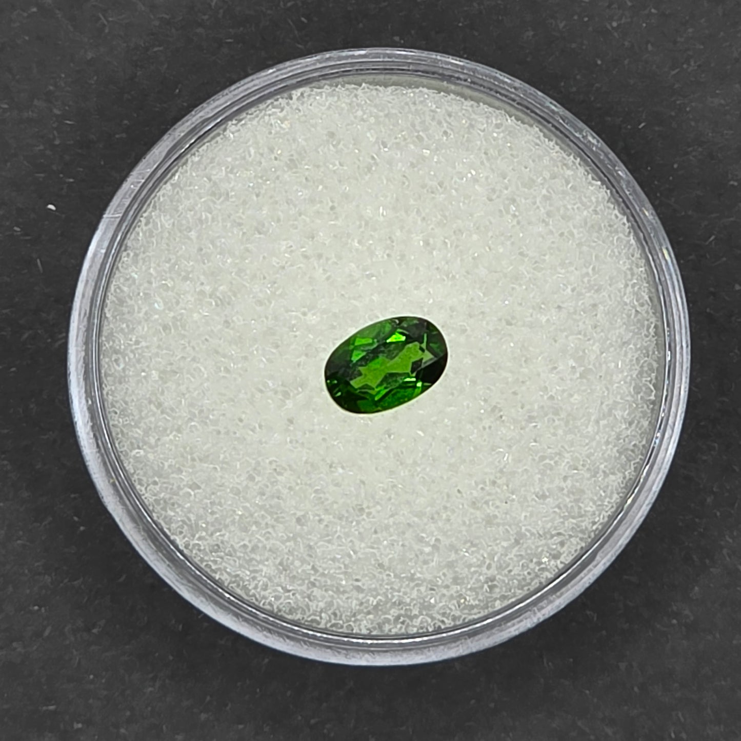 6x4mm Facet - Chrome Diopside