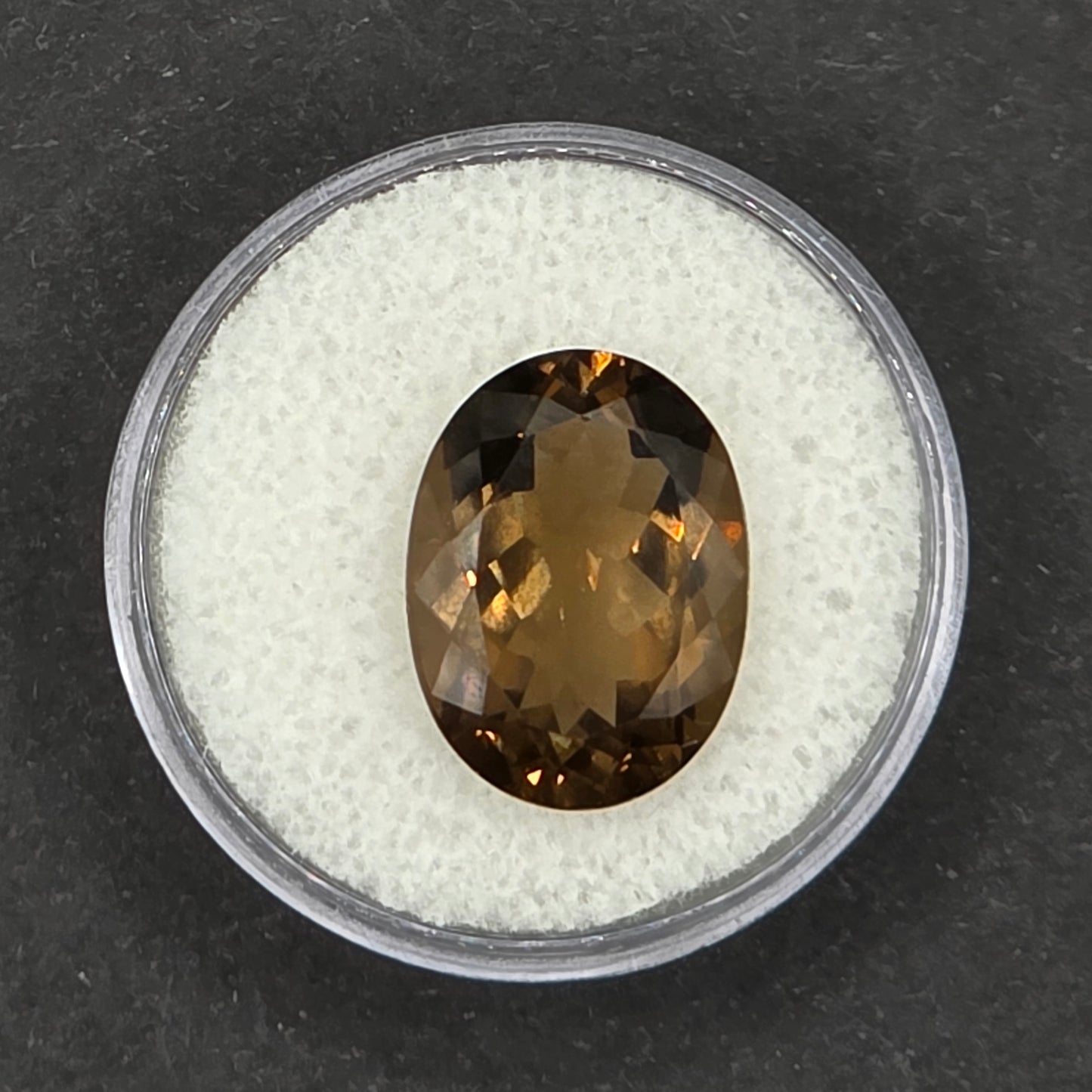 16x12mm Facet Whiskey Quartz