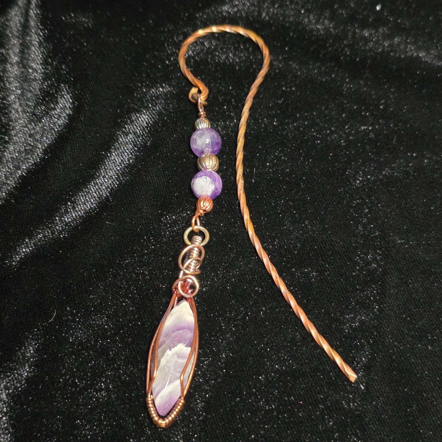 Amethyst Dangle Bookmark