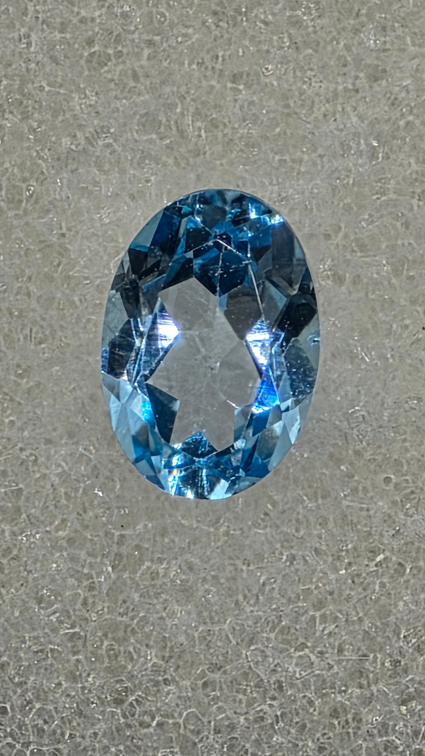 6x4mm Oval Facet - Blue Topaz
