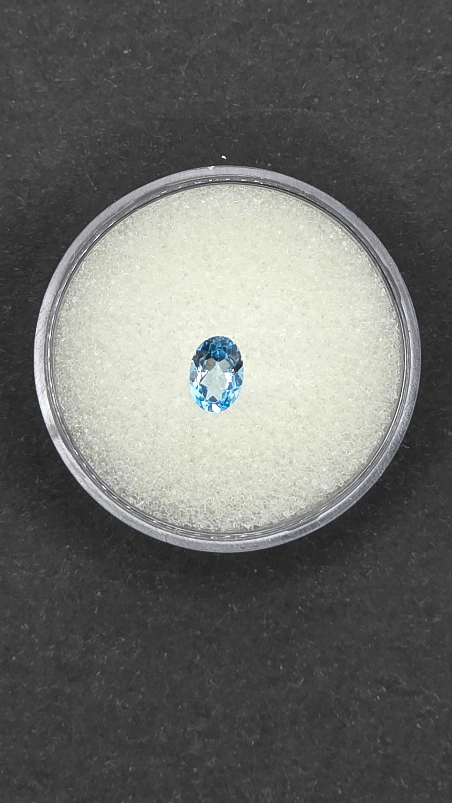 6x4mm Oval Facet - Blue Topaz