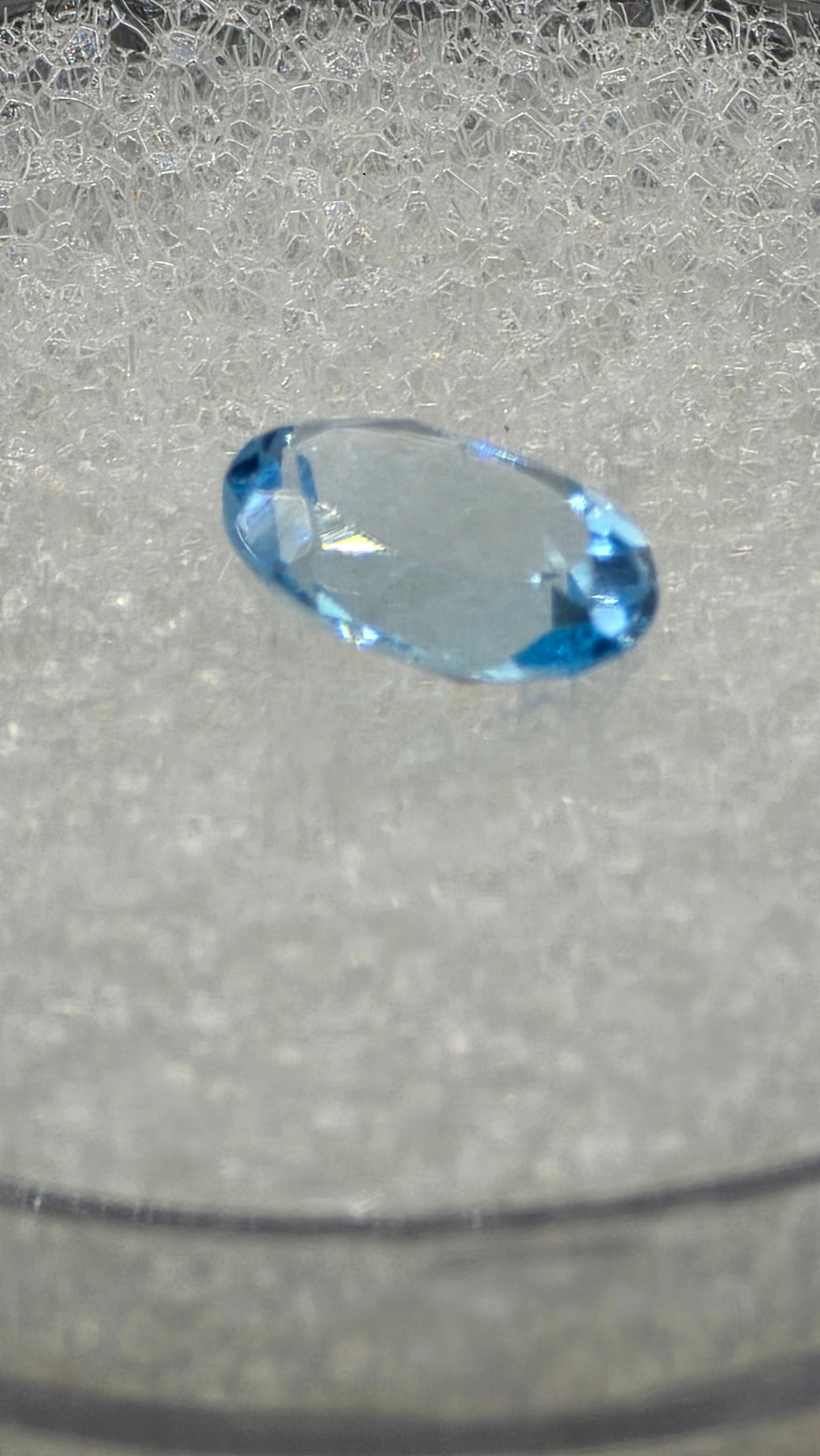 6x4mm Oval Facet - Blue Topaz