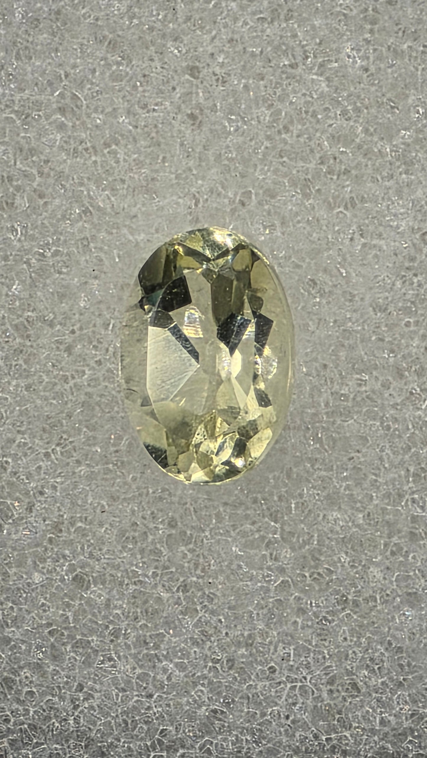 6x4mm Oval Facet - Green Gold Lemon Quartz