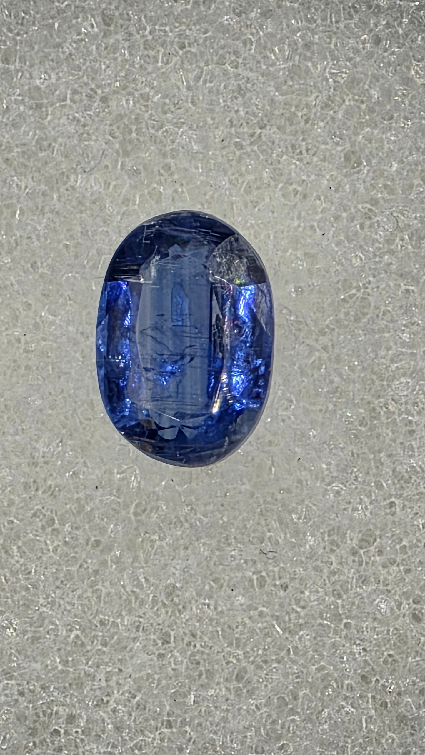 6x4mm Oval Facet - Blue Kyanite