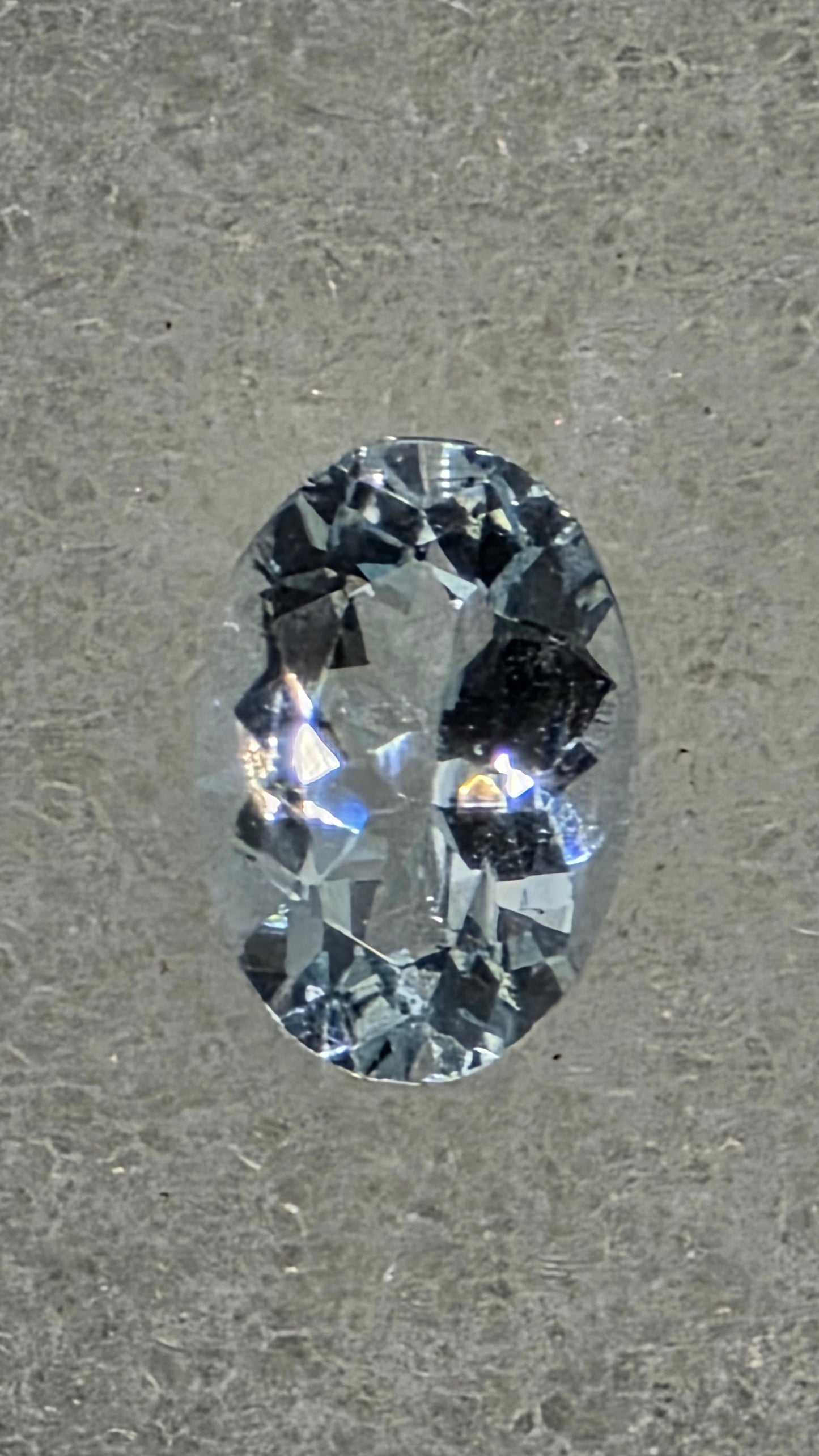 6x4mm Oval Facet - Aquamarine