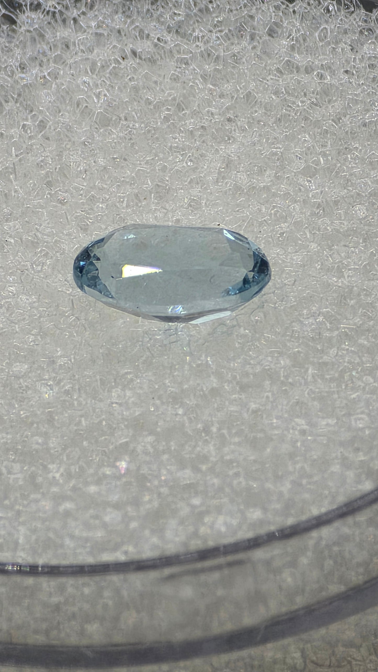 6x4mm Oval Facet - Santa Maria Topaz