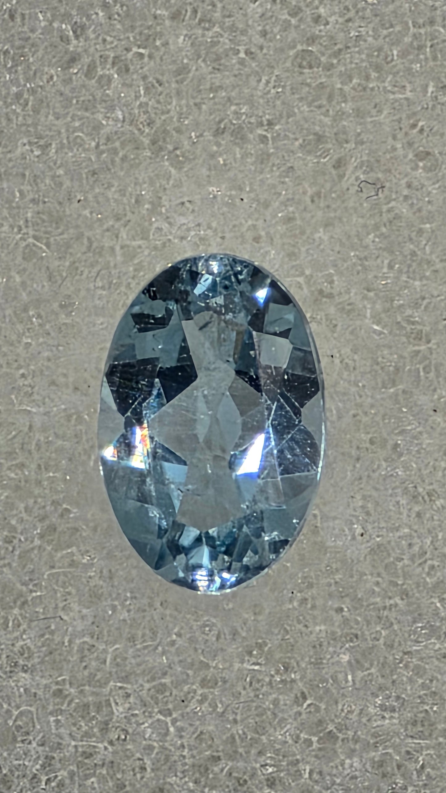 6x4mm Oval Facet - Santa Maria Topaz