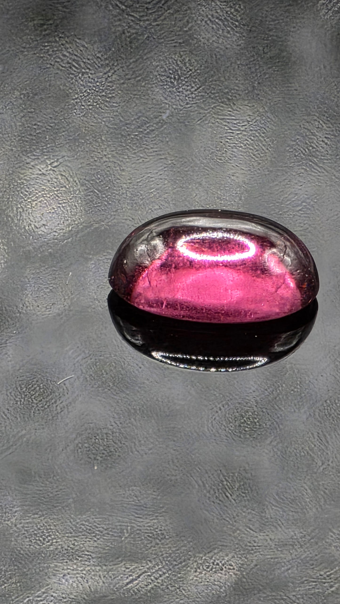 6x4mm Oval Raspberry Pink Rhodolite Garnet Cabochon