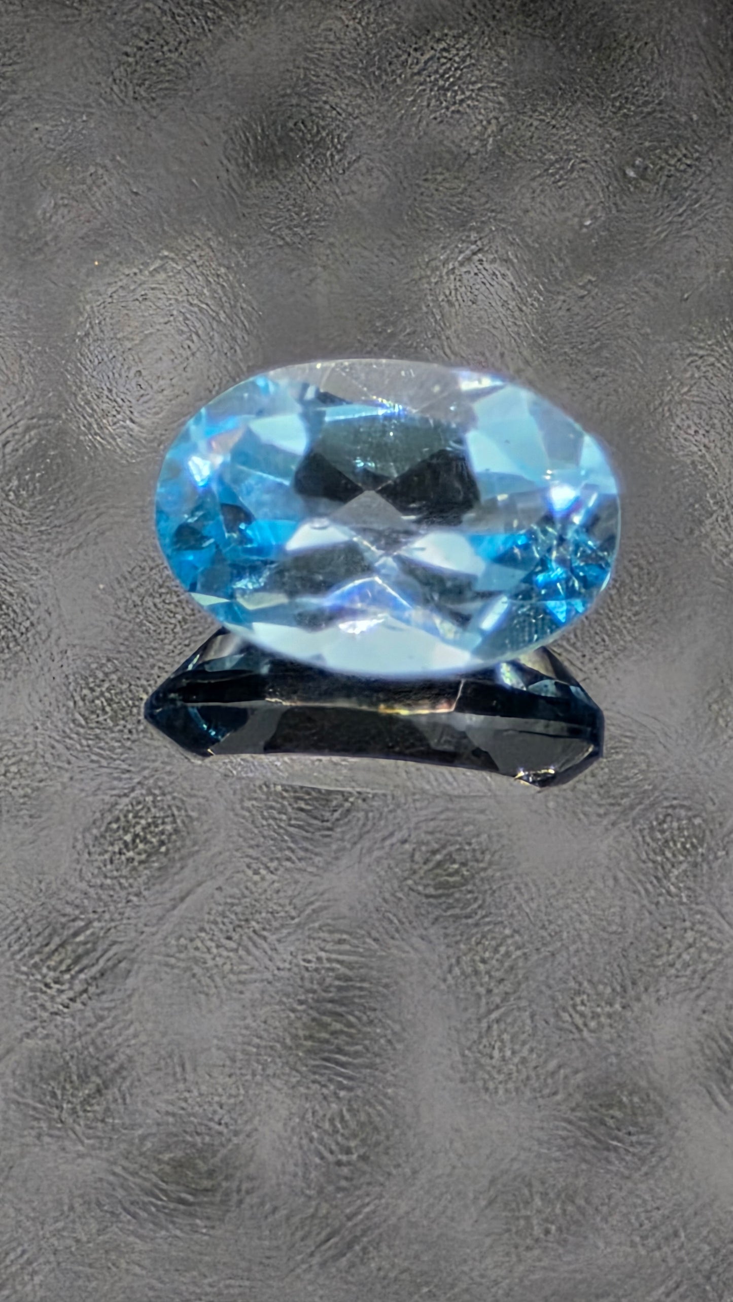 6x4mm Oval Facet - Blue Topaz