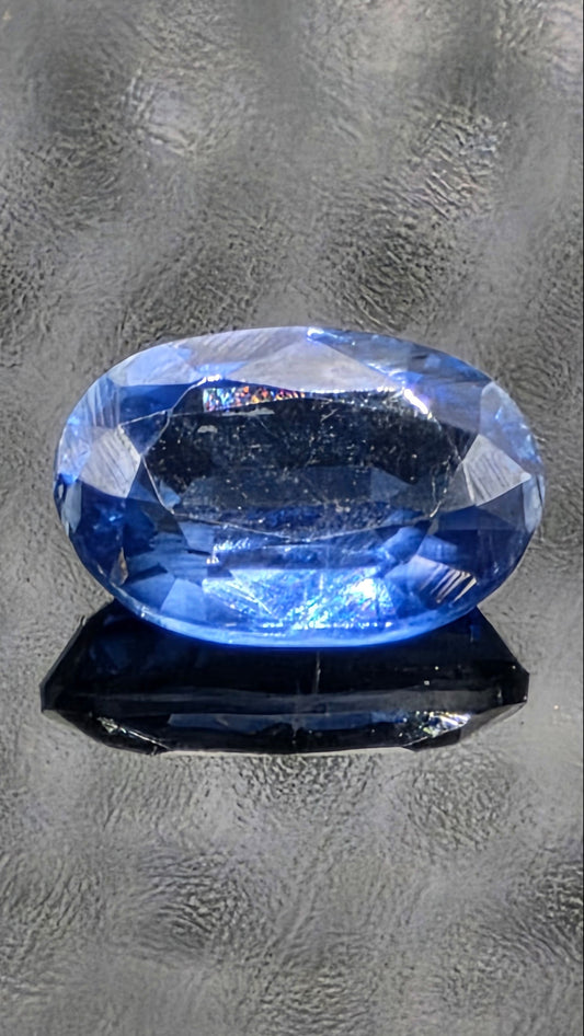 6x4mm Oval Facet - Blue Kyanite
