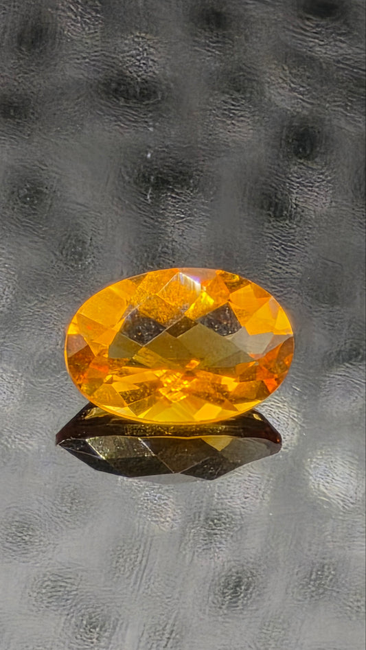 6x4mm Oval Facet - Madeira Golden Yellow Citrine