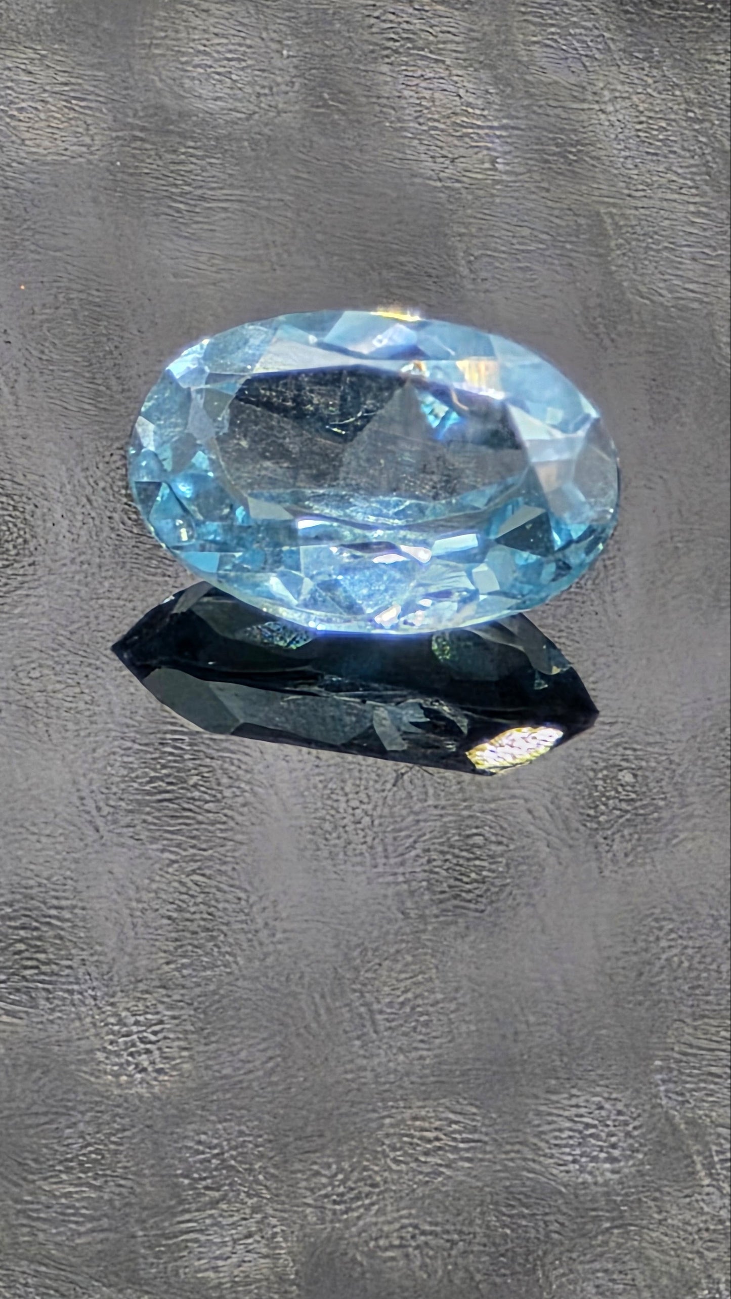 6x4mm Oval Facet - Santa Maria Topaz