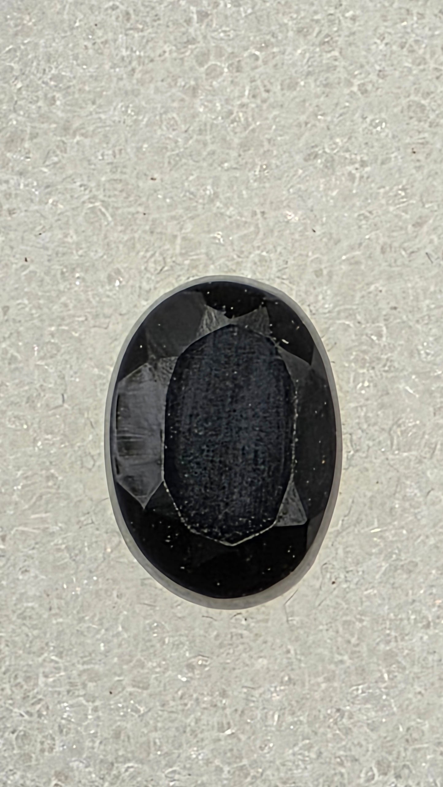 6x4mm Oval Facet - Onyx