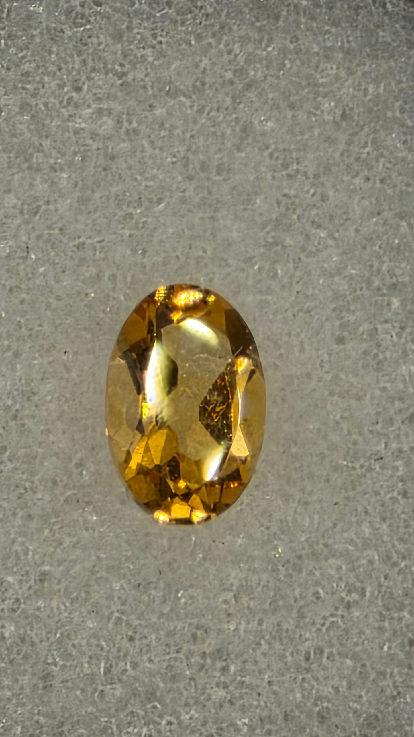 6x4mm Oval Facet - Golden Yellow Citrine