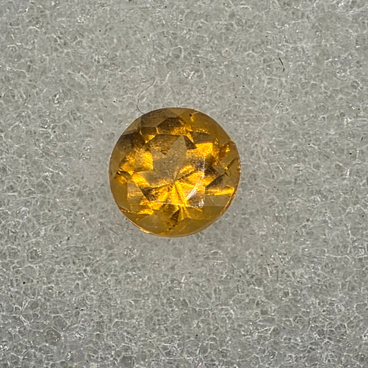 4mm Facet - Madeira Orange Red Citrine