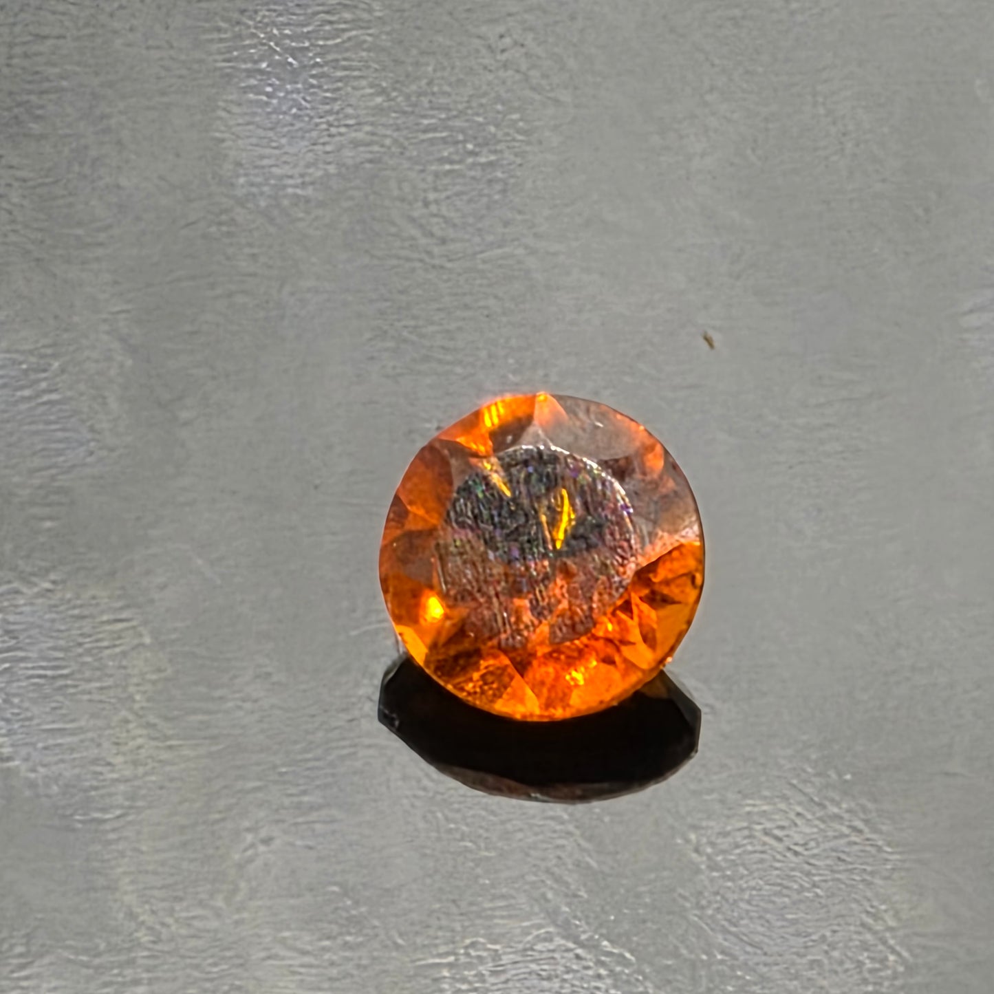 3mm Facet - Intense Madeira Orange Citrine VVS