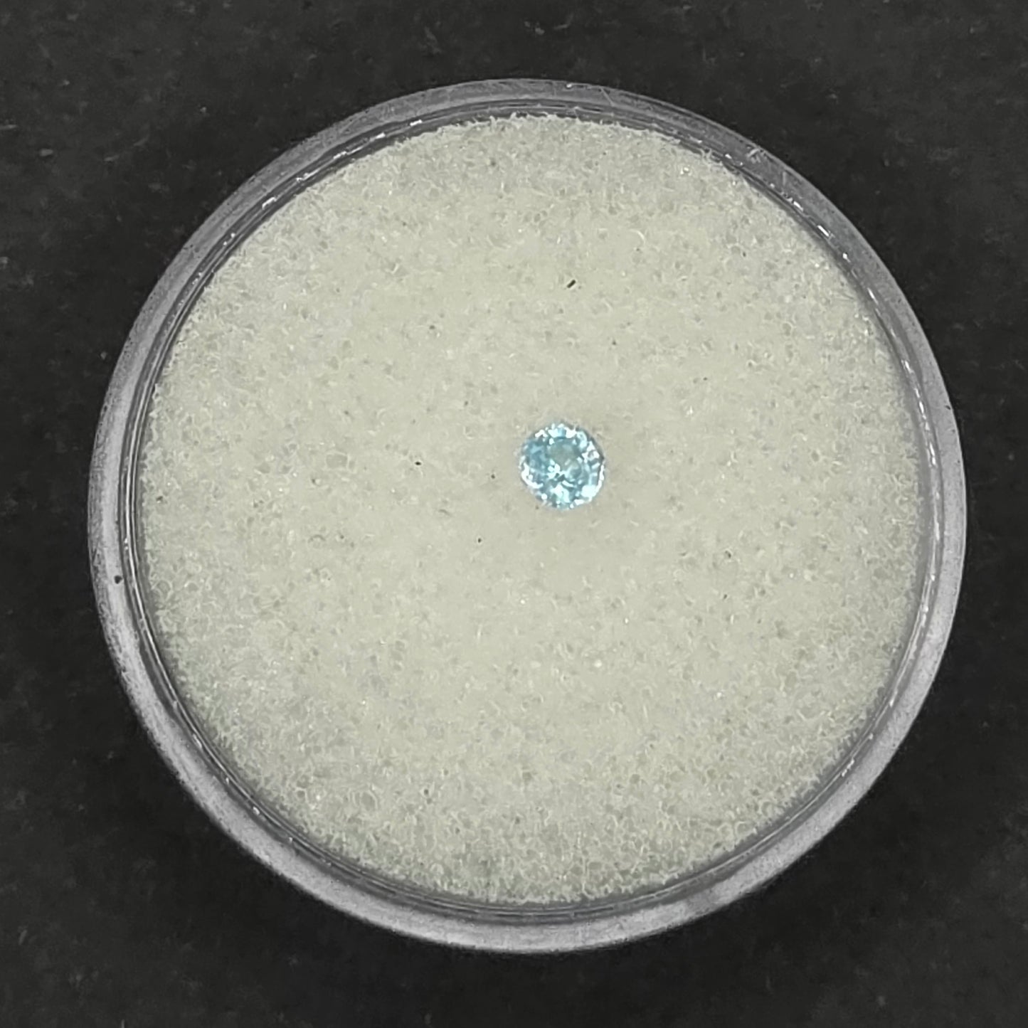 3mm Facet - Blue Zircon