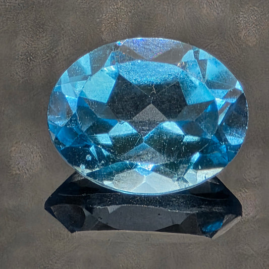 9x7mm Facet - Blue Topaz