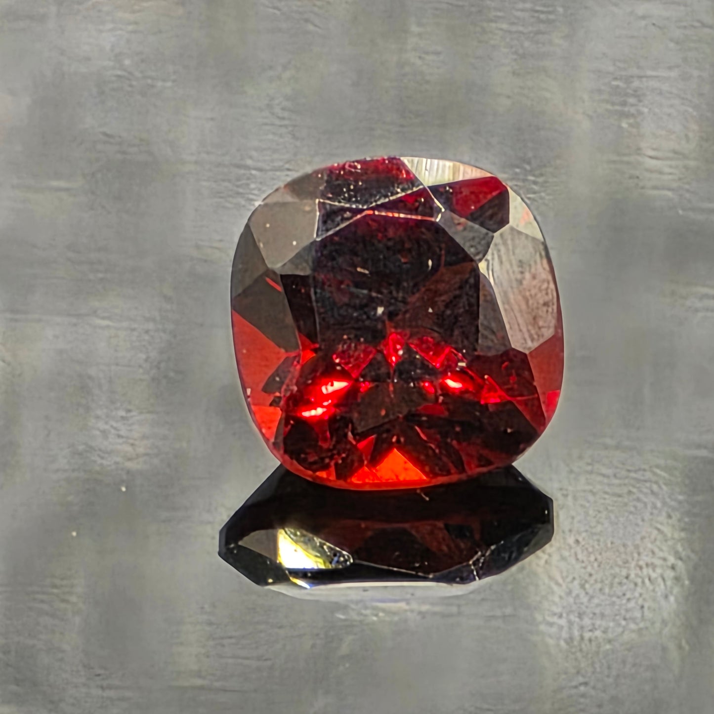 4mm Facet - Mozambique Garnet Cushion cut