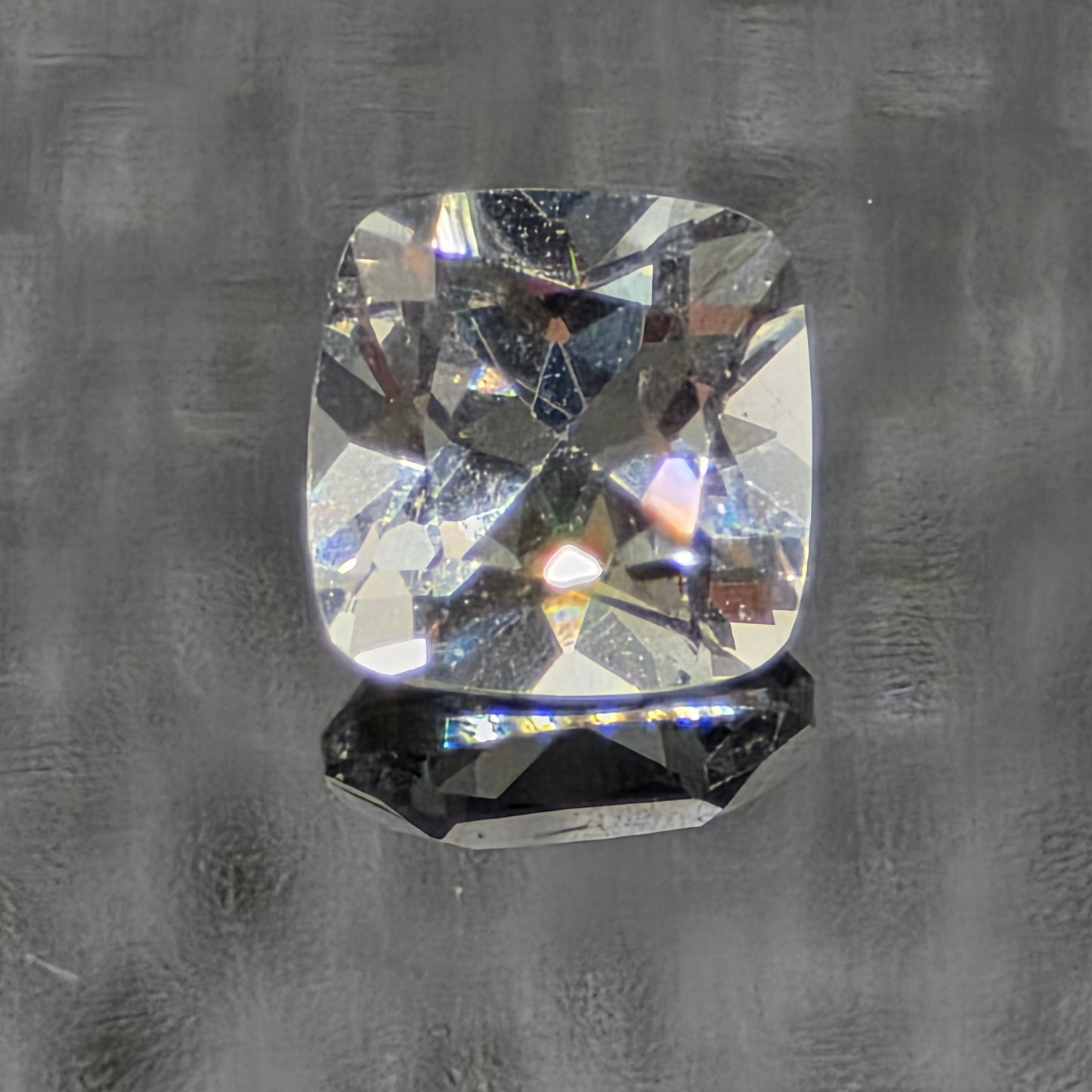 6mm Facet - White Topaz Cushion cut