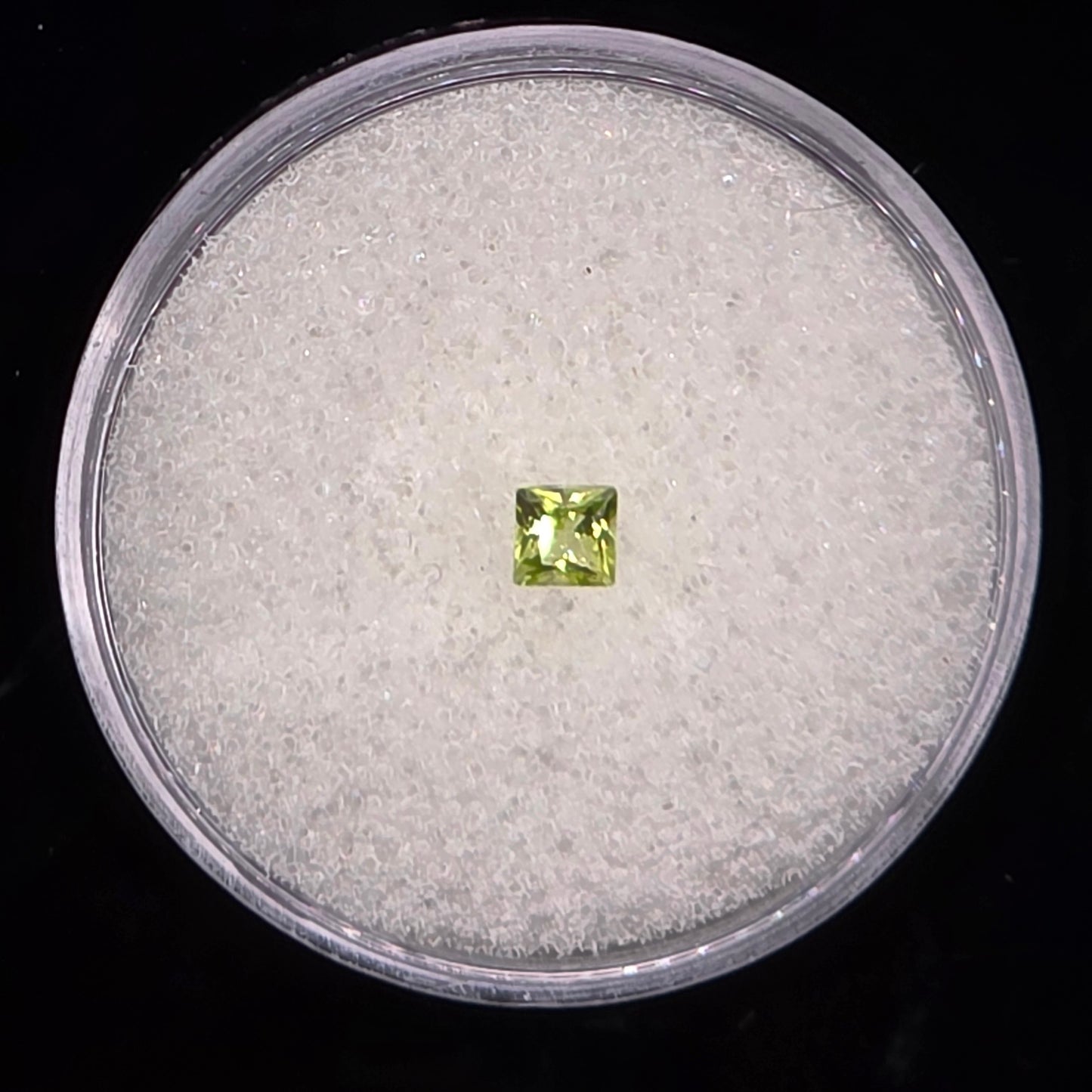 3mm  Square Facet -Peridot