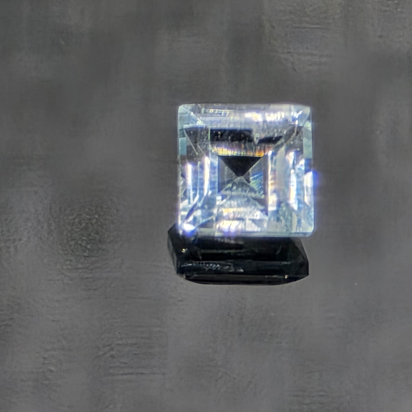 3mm  Square Facet -Sky Blue Topaz