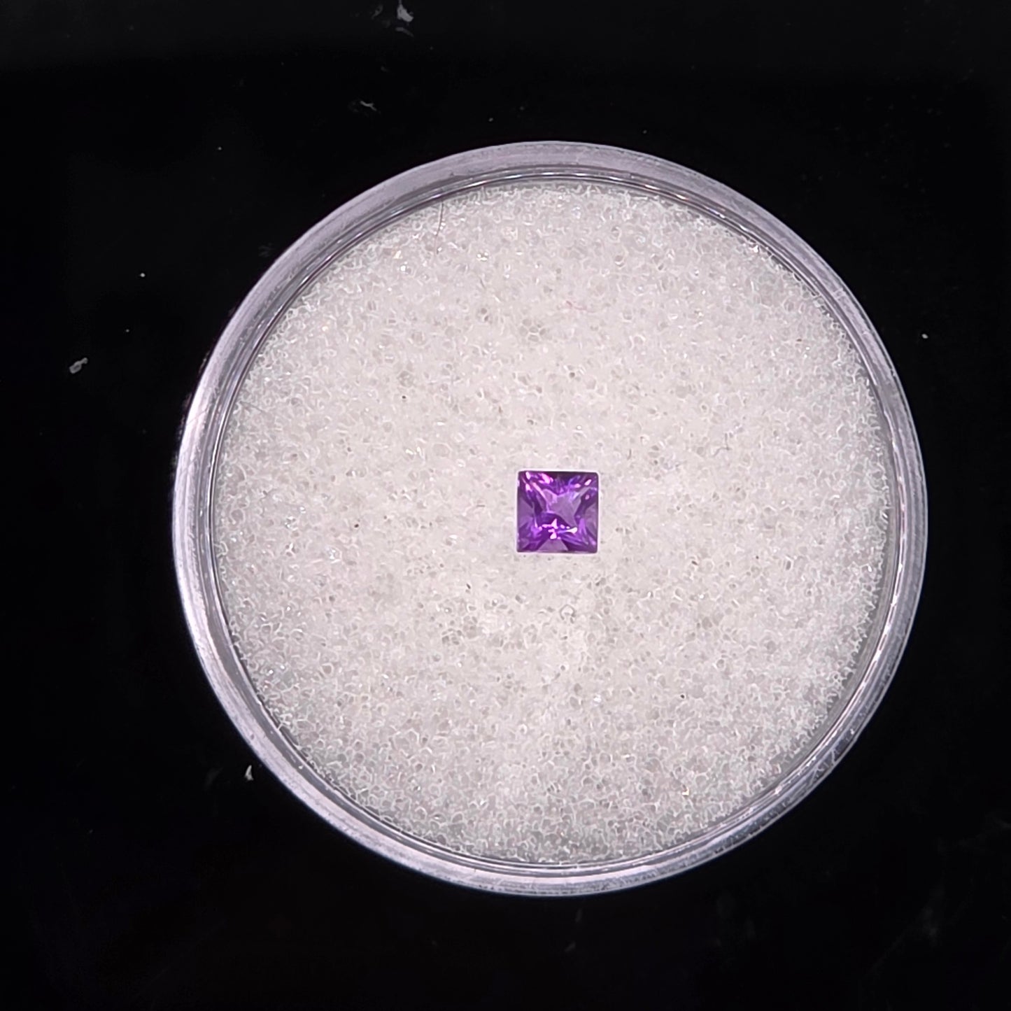 3mm  Square Facet -Amethyst