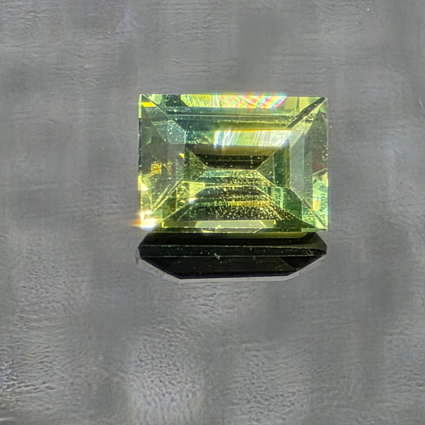 4x3mm Facet - Australian Green Sapphire