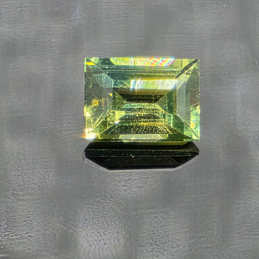 4x3mm Facet - Australian Green Sapphire