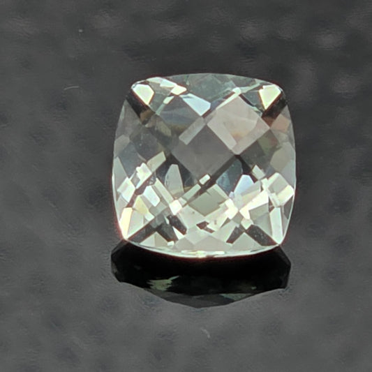 9 mm Facet - Cushion Checker Green Amethyst