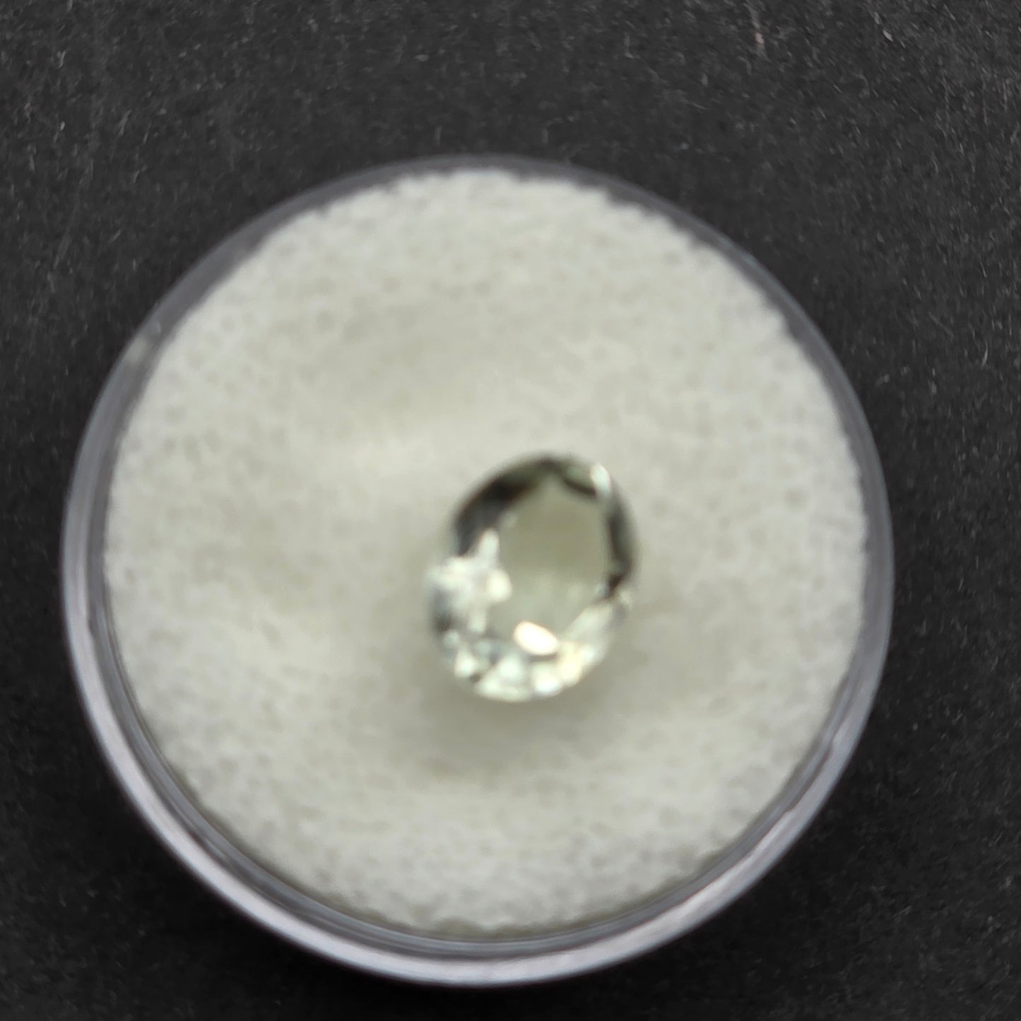 9x7 mm Facet - Green Amethyst Oval