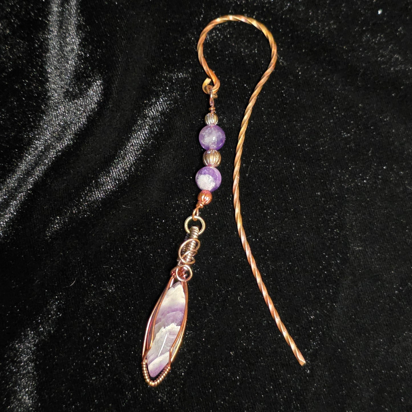 Amethyst Dangle Bookmark
